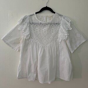 Flowy Cotton Blouse